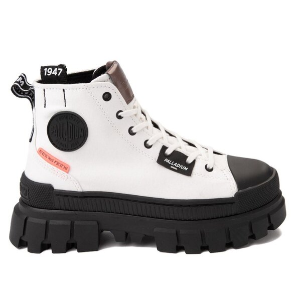 PALLADIUM Revolt Hi Platform Boot - White - Picture 1 of 1